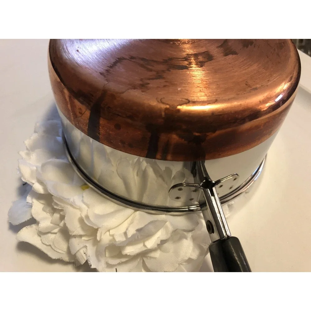 Revere Ware Copper Bottom 1 Quart Sauce Pan No Lid